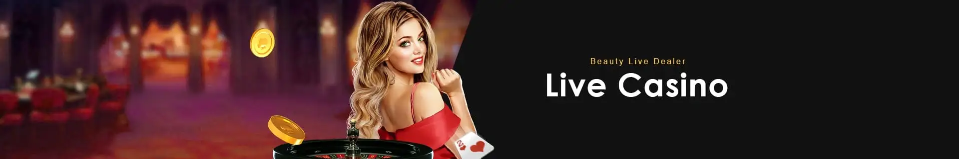 Live casino dealer hosting a table game at RG777 online casino